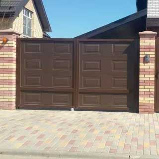 Распашные ворота в Гомеле